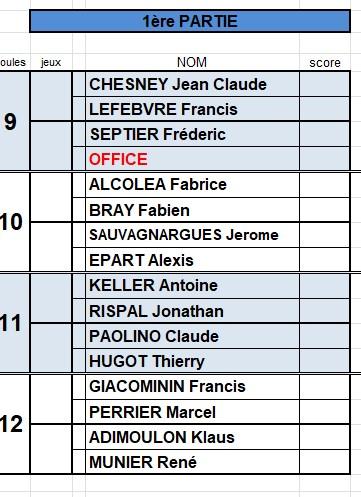 M4 poule 9 a 12